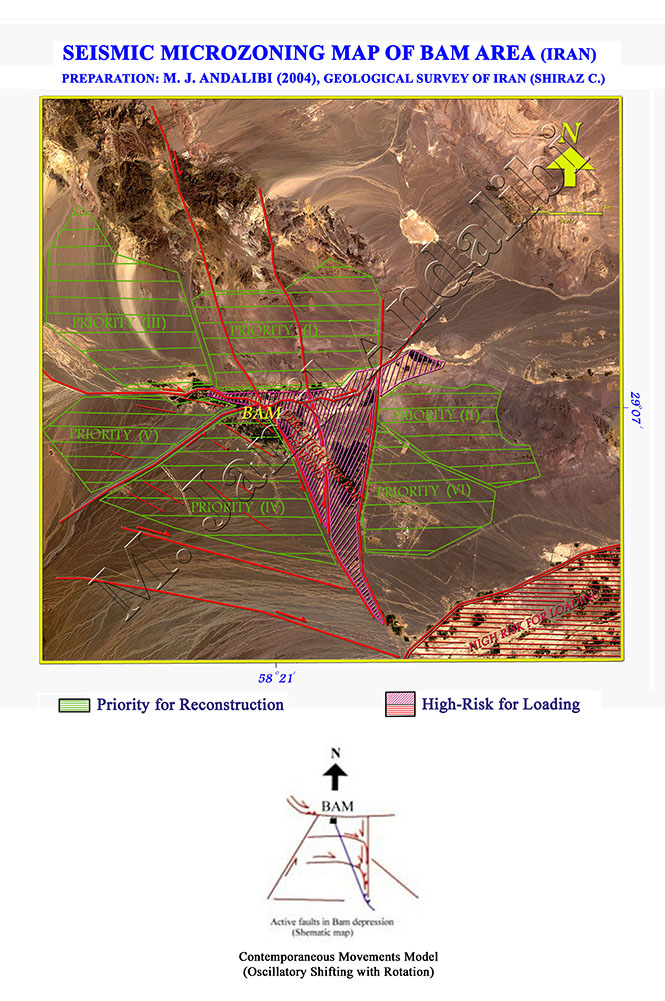 Dr. M. Jamil Andalibi - Seismic Microzoning Map of Bam Area